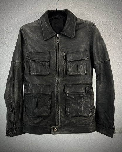 Acoustic Five Pocket Sheepskin Leather Jacket