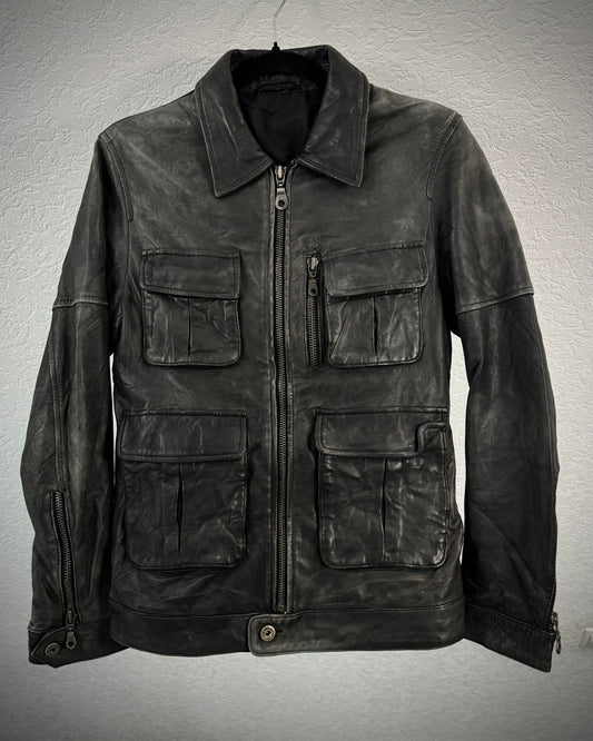 Acoustic Five Pocket Sheepskin Leather Jacket