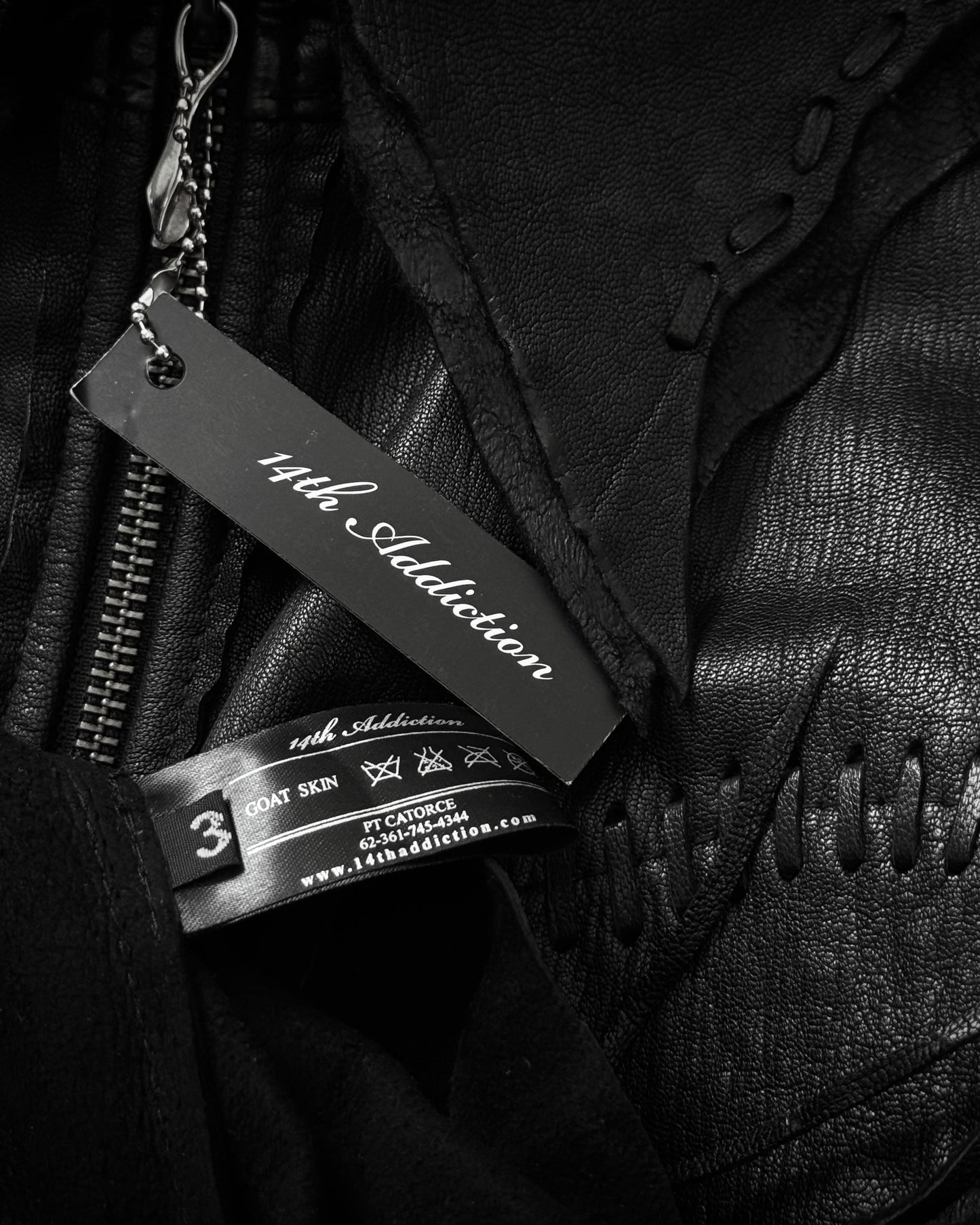 14th Addiction “Desperado” Raw Cut Leather Jacket