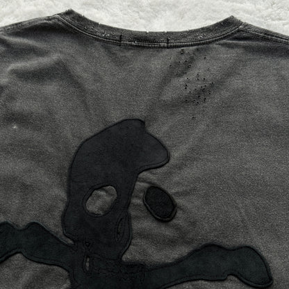 Irish Leather Skull Distressed T-Shirt