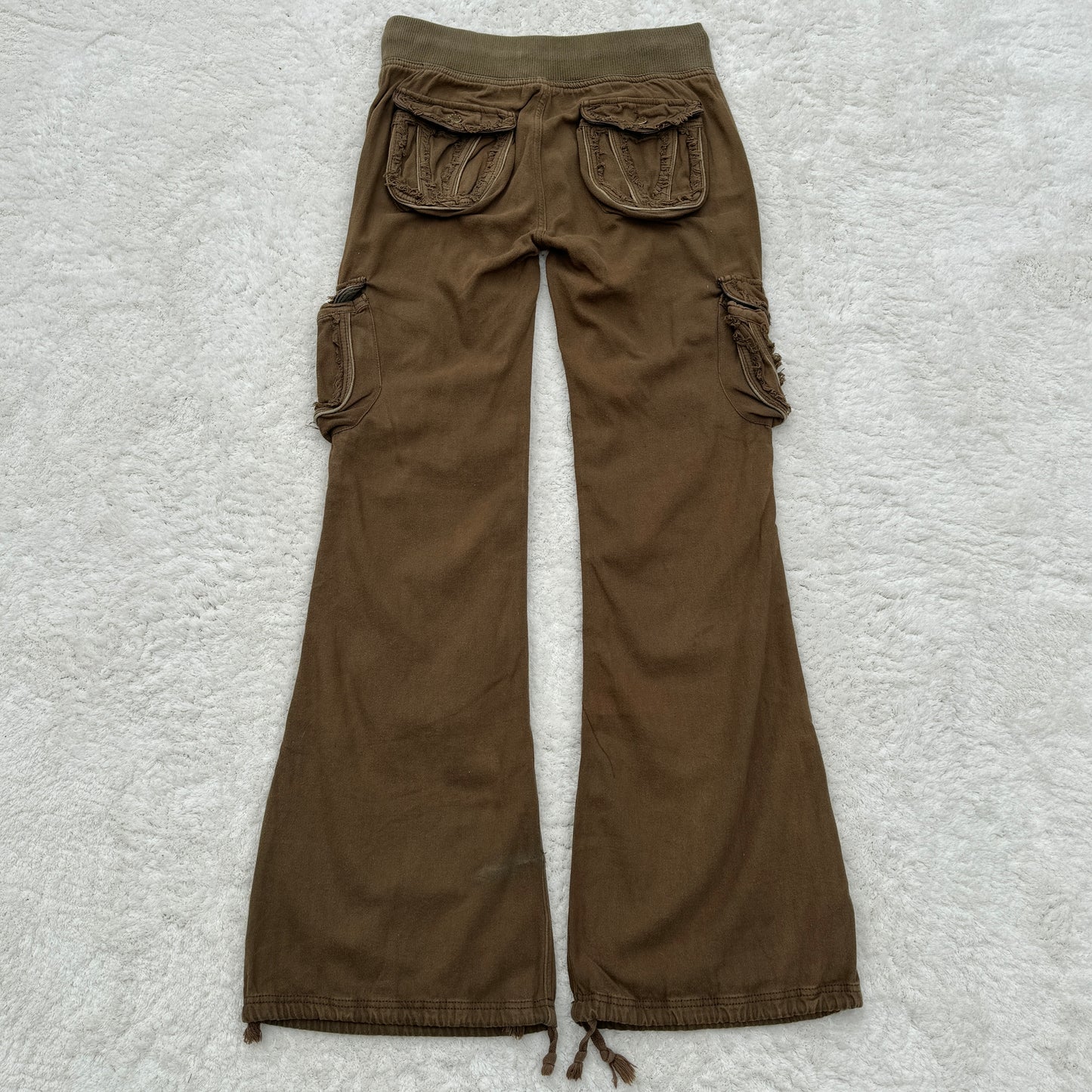 G.O.A Rustic Flared Cargo Sweatpants