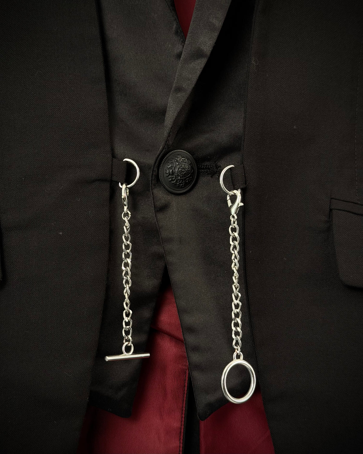 Civarize Napoleon Chain Layered Blazer