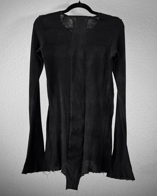 L.G.B. Back Cross Ribbed Longsleeve