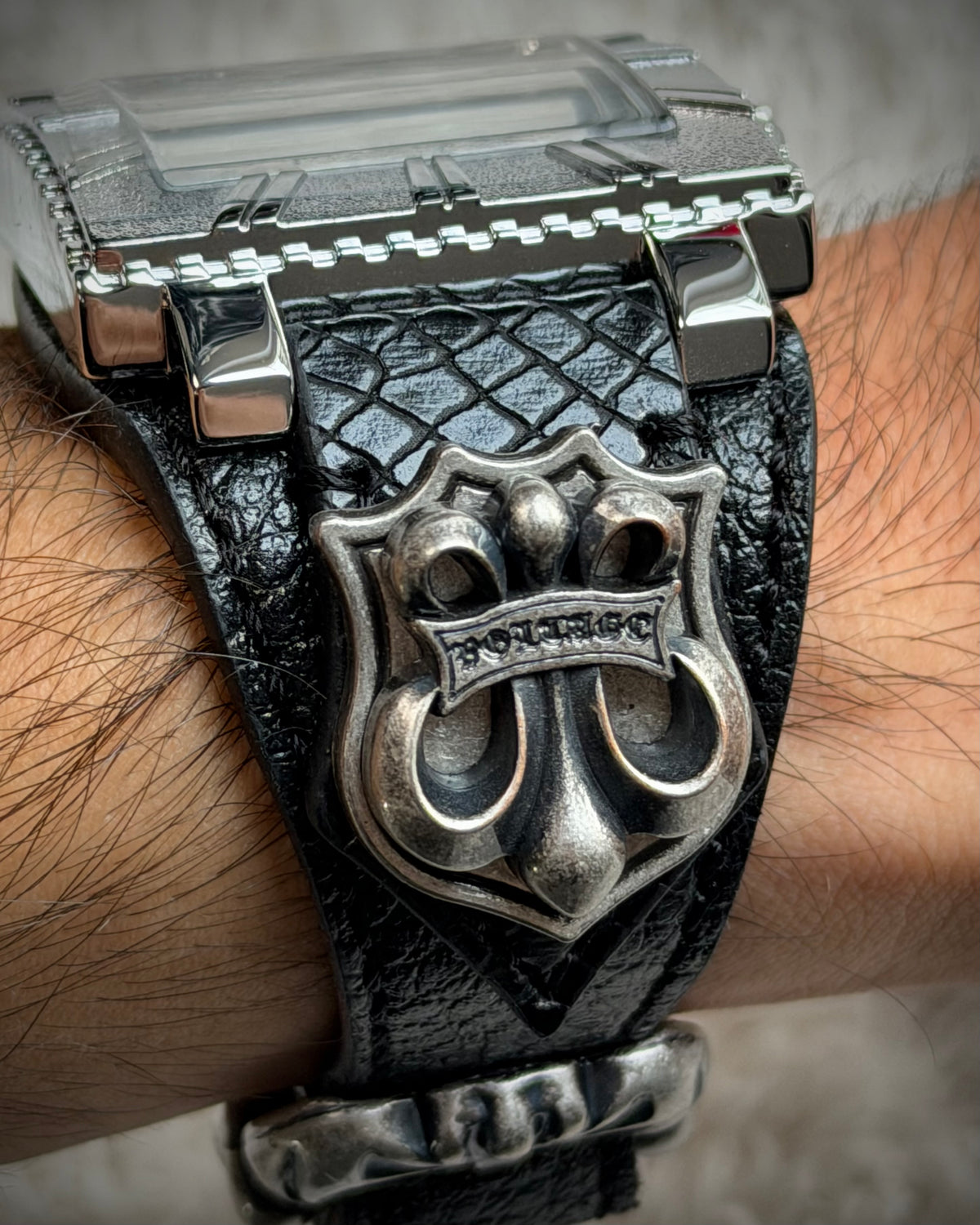 Voltage Fleur De Lis Python Watch