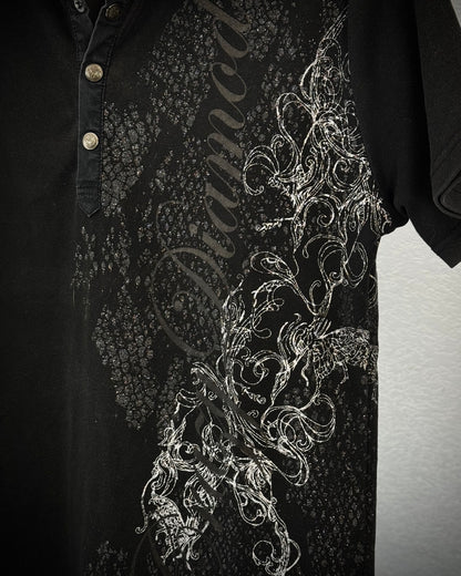 Semantic Design Python Tribal Poem Polo Shirt