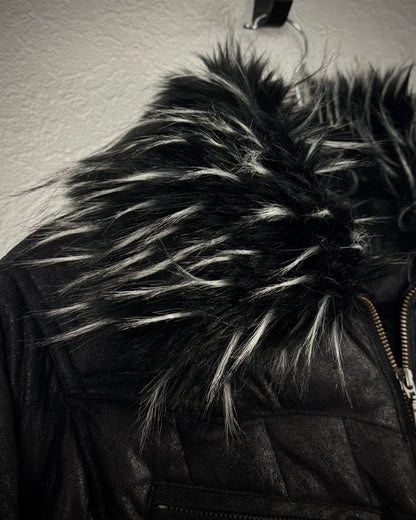 Regius Evolution Ash Fur Puffer Jacket