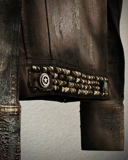 Led Rechwe “Arizona” Crack Waxed Fur Jacket