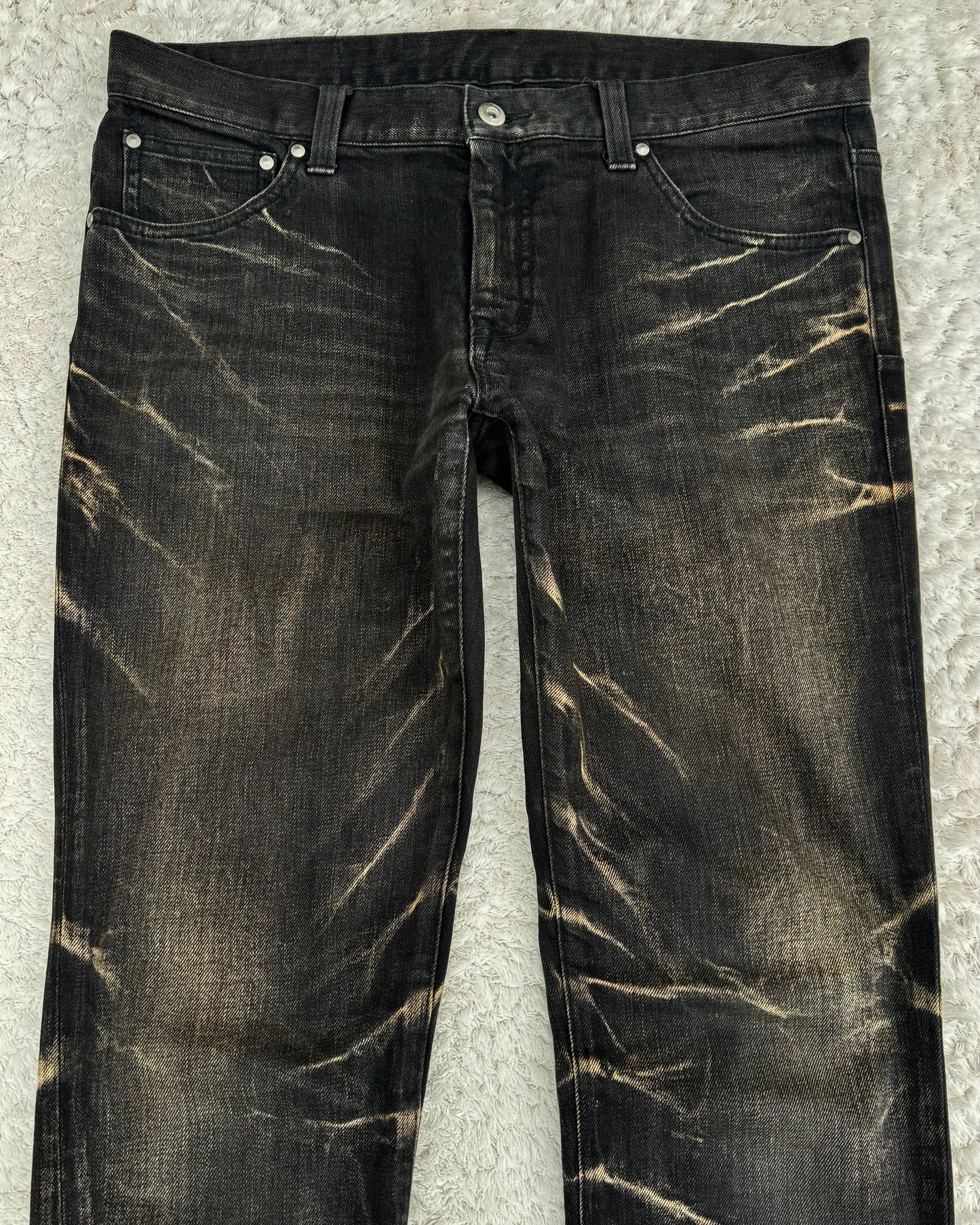 Tornado Mart Thunder Washed Slim Bootcut Jeans