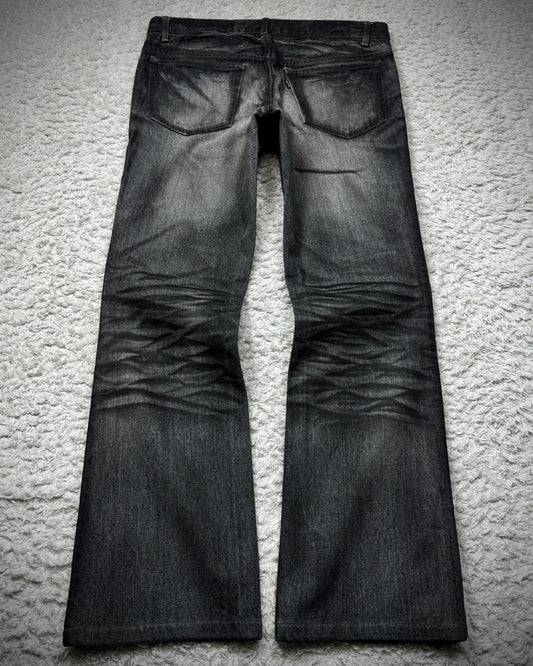 Tornado Mart Clawmarks Washed Bootcut Denim