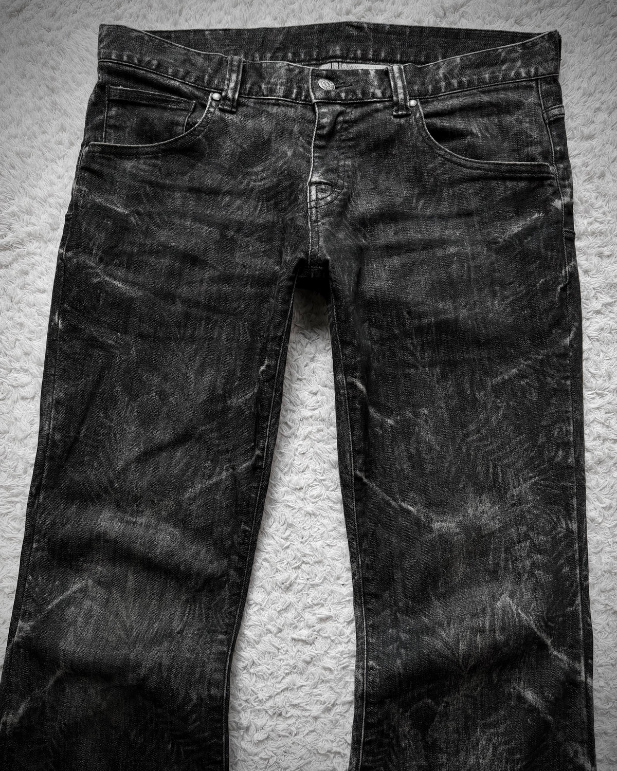 Tornado Mart Shrub Washed Flared Jeans
