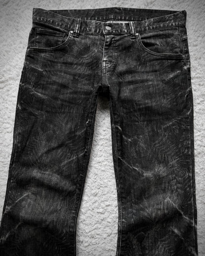 Tornado Mart Shrub Washed Flared Jeans