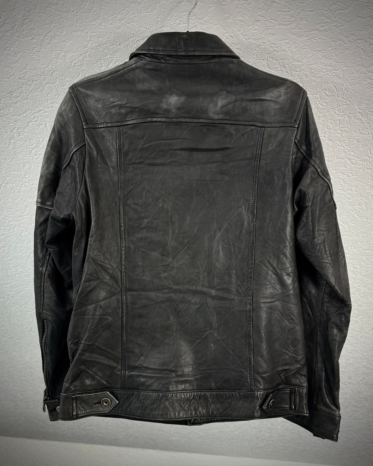 Acoustic Five Pocket Sheepskin Leather Jacket
