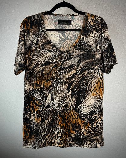 L7 Real Hip Python Leopard T-Shirt