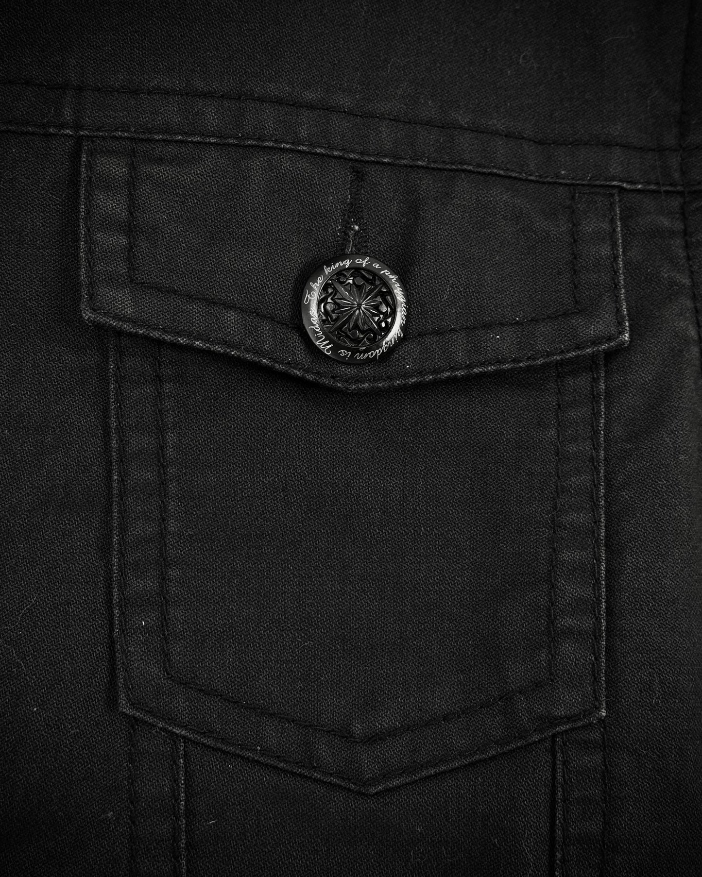 Midas Ornate Hardware Military Jacket