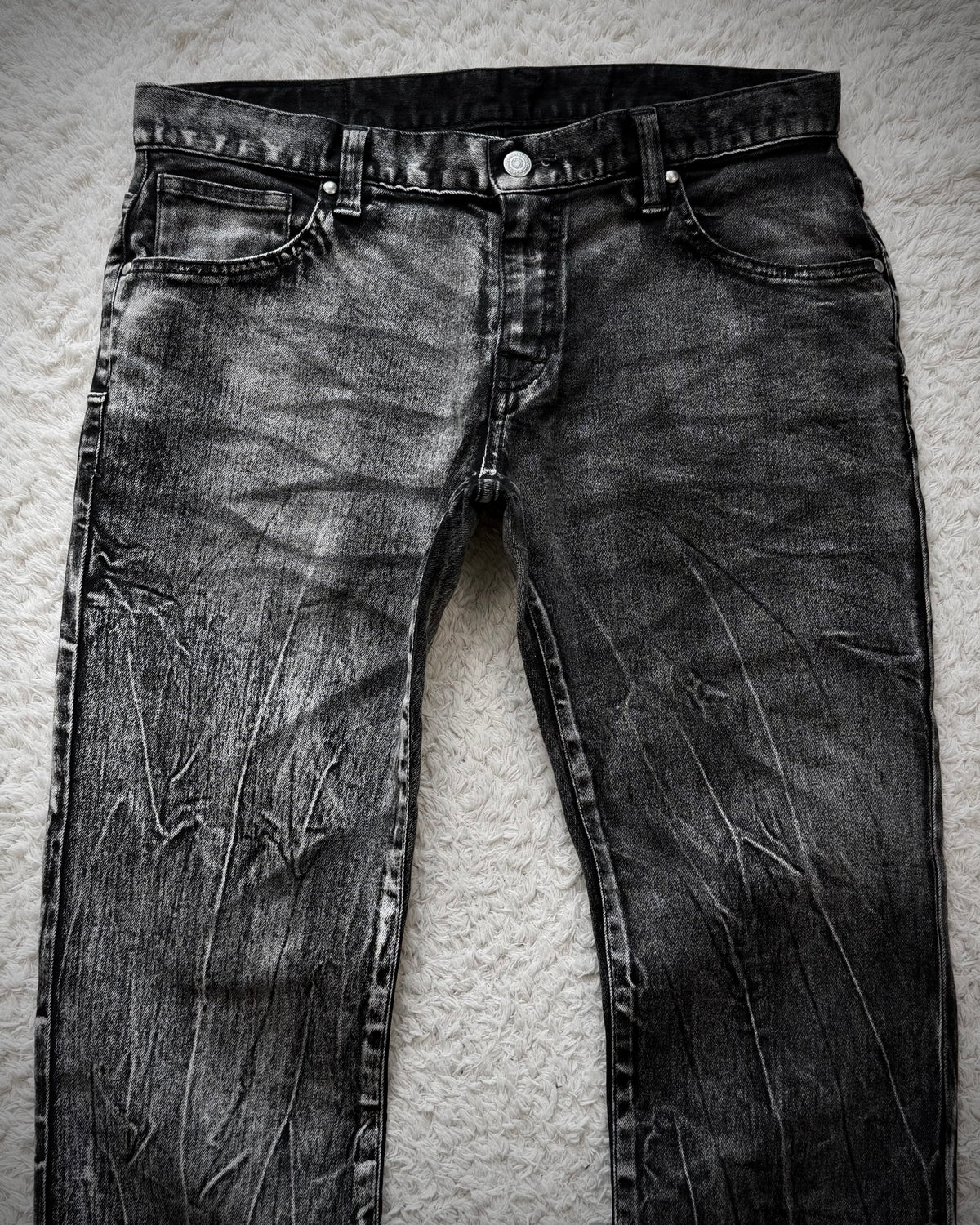 Tornado Mart Clawmarks Washed Slim Bootcut Jeans