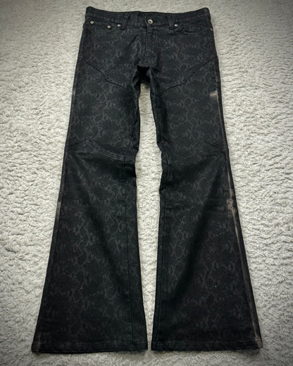 Semantic Design Python Pattern Flared Pants