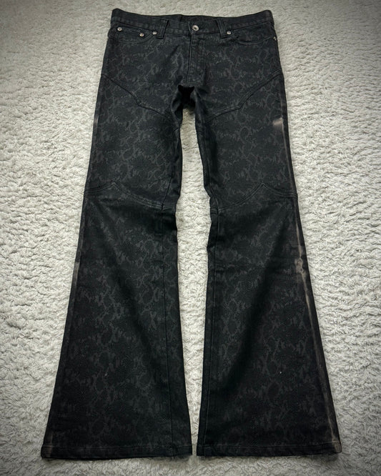 Semantic Design Python Pattern Flared Pants