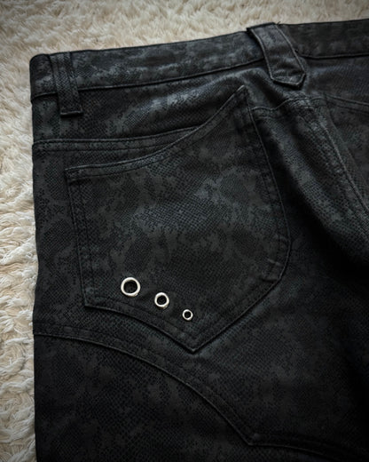 Semantic Design Python Pattern Flared Pants