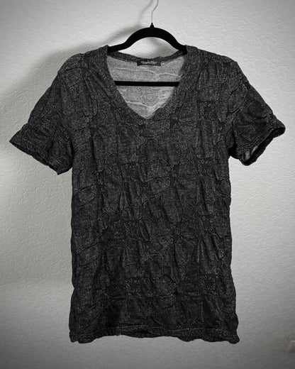 Tornado Mart Charcoal Textured T-Shirt