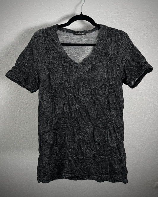 Tornado Mart Charcoal Textured T-Shirt