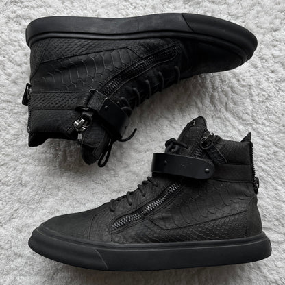 Giuseppe Zanotti Snakeskin Pattern Sneaker