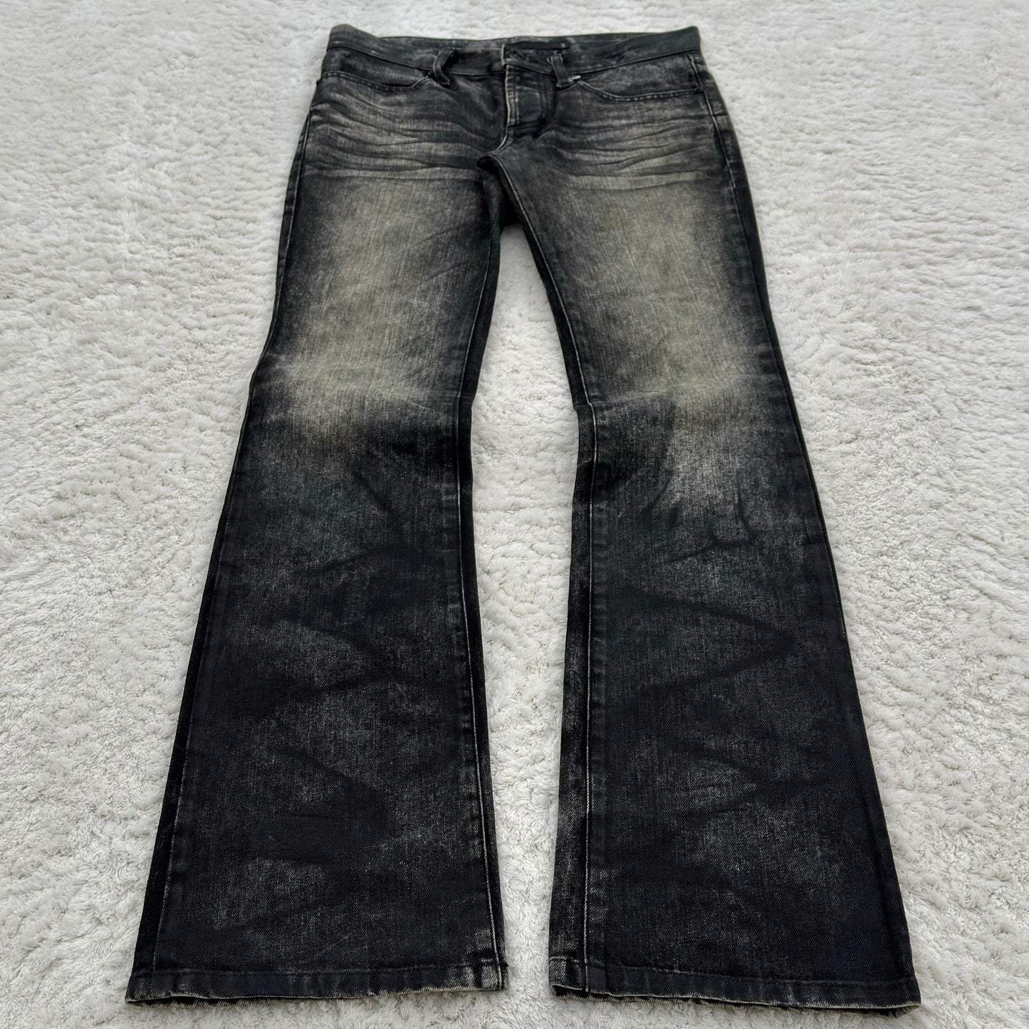 Fuga Ash Washed Flared Jeans