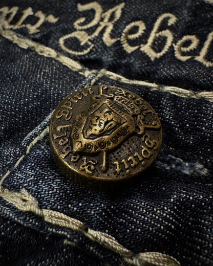 Rebel Spirit Studded Western Detailed Denim