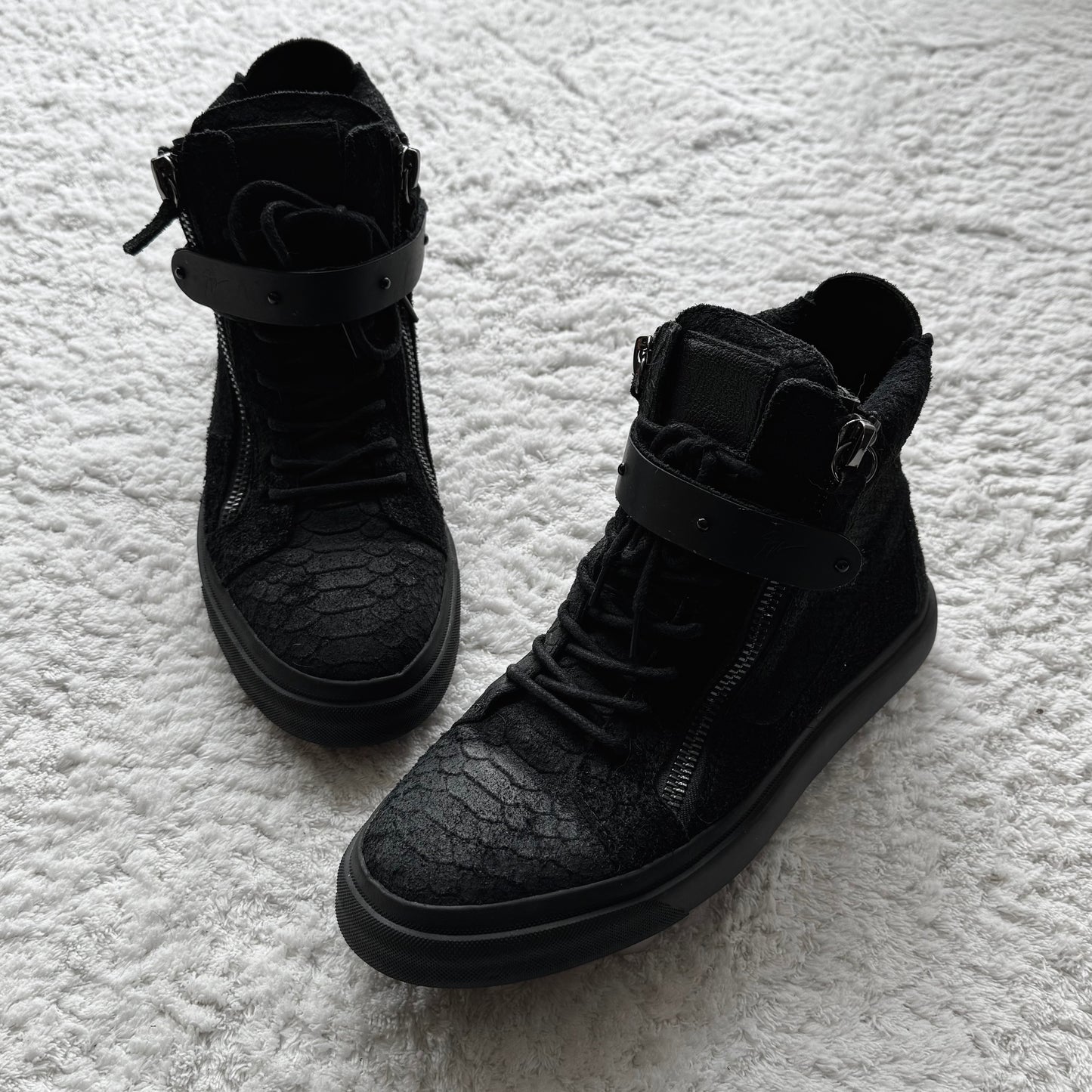 Giuseppe Zanotti Snakeskin Pattern Sneaker