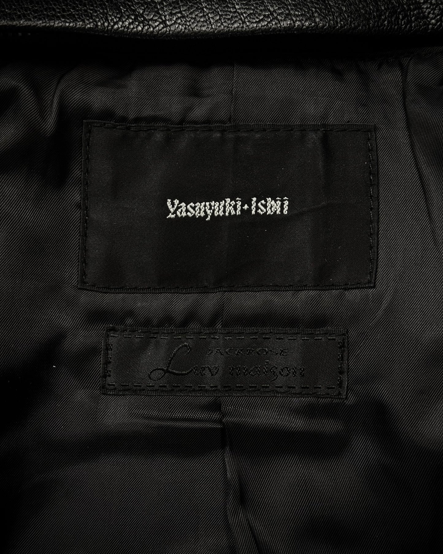Yasuyuki Ishii Hooded Goatskin Leather Jacket