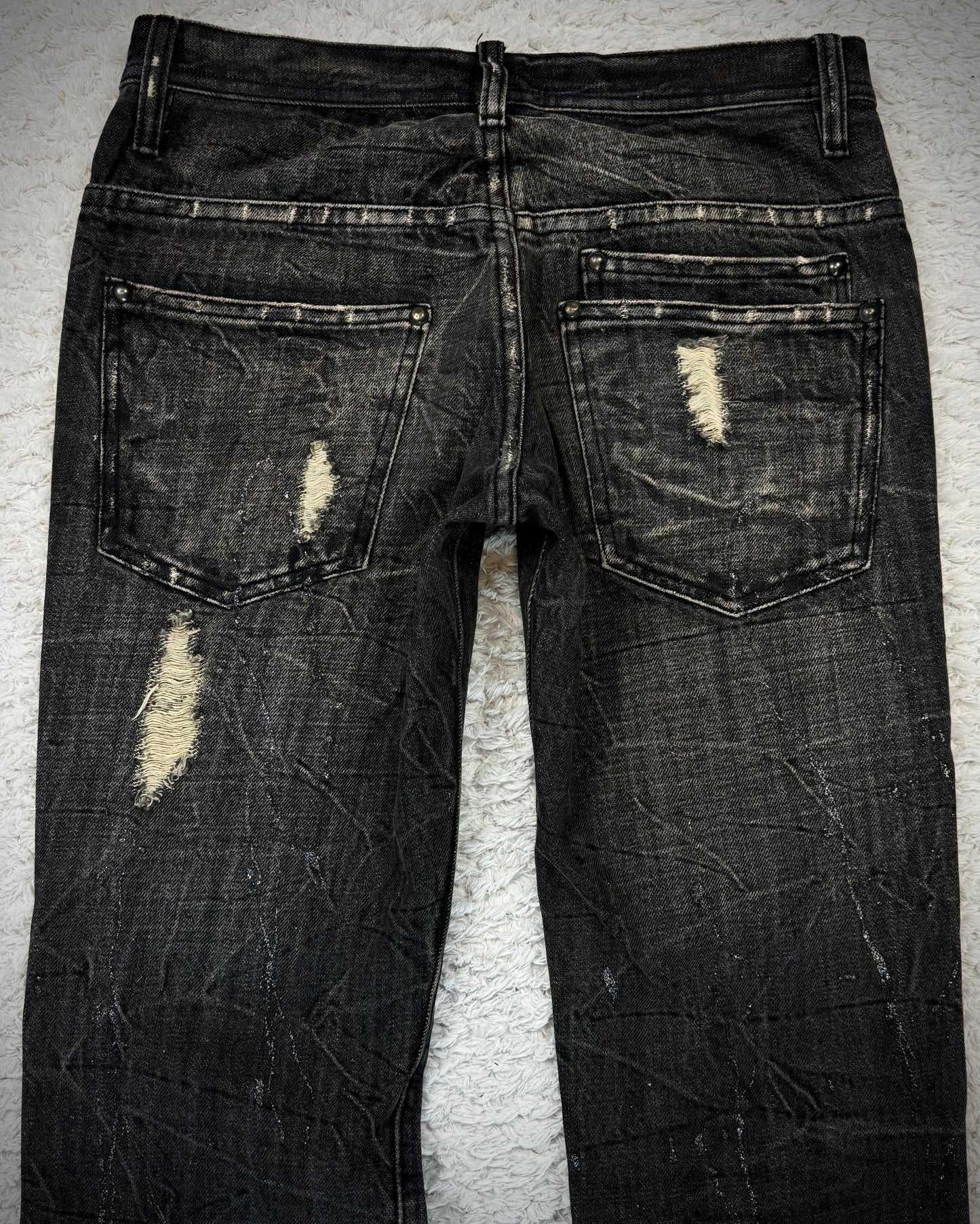 Midas Luster Splatter Bootcut Jeans