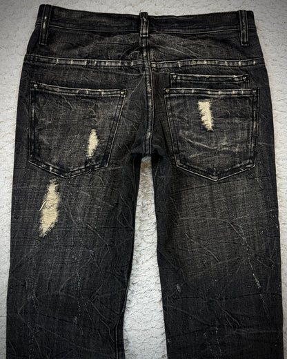 Midas Luster Splatter Bootcut Jeans