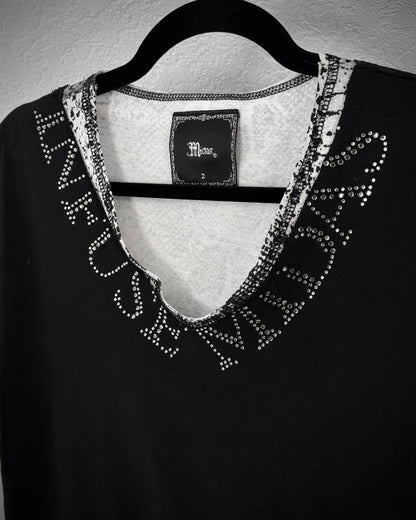 Midas Python Layered Tribal Rhinestone T-Shirt