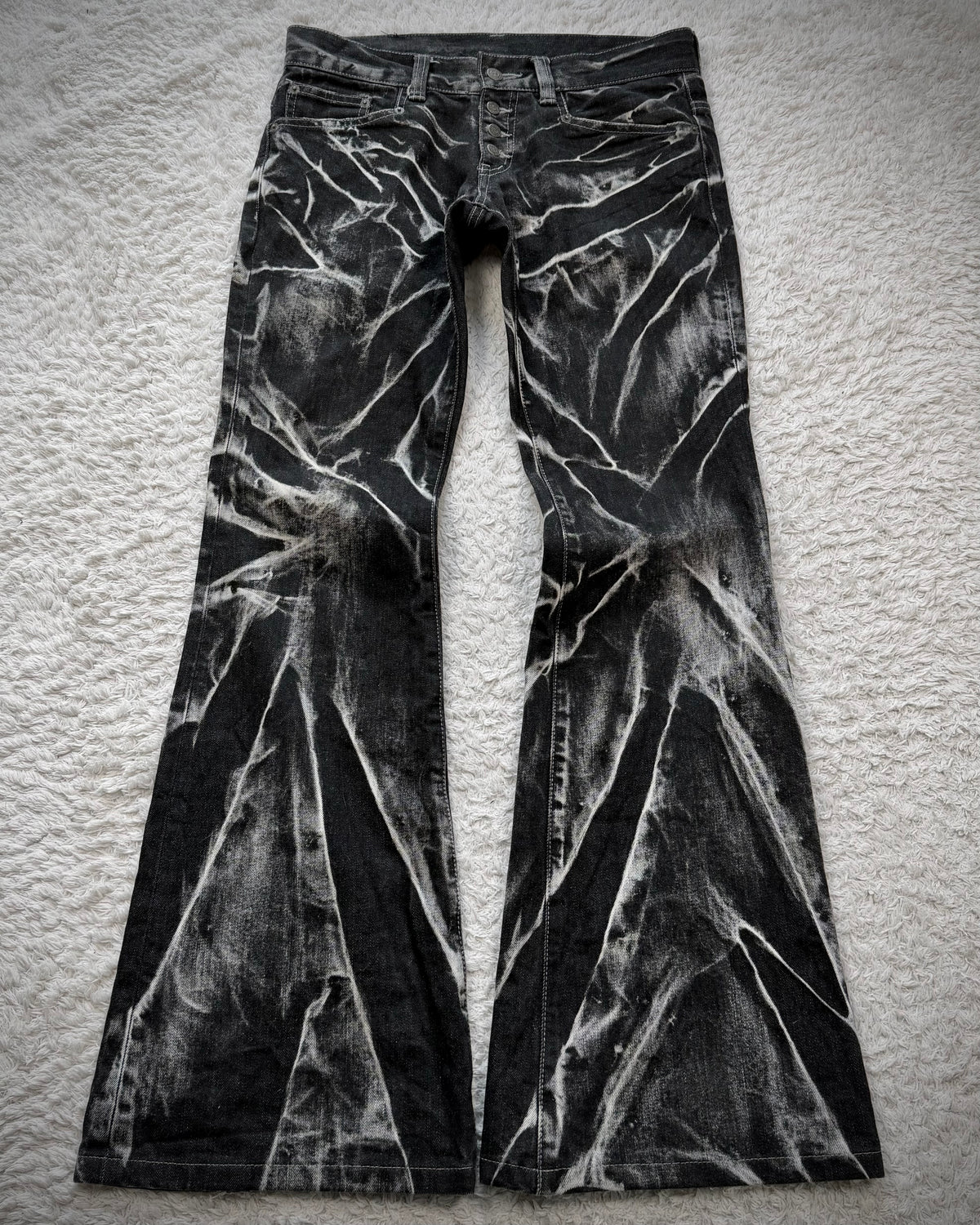 Tornado Mart Thunder Washed Flared Jeans
