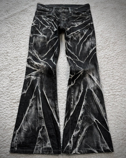 Tornado Mart Thunder Washed Flared Jeans