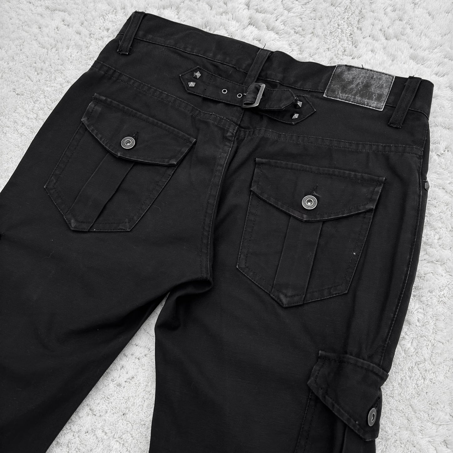 Fuga Studded Flared Cargo Pants