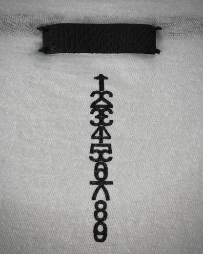 IfSixWasNine Asymmetrical „Bone“ T-Shirt