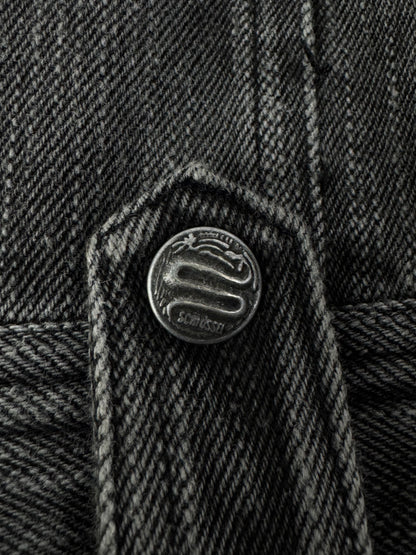 Schlüssel Grommet Leather Cuff Jacket