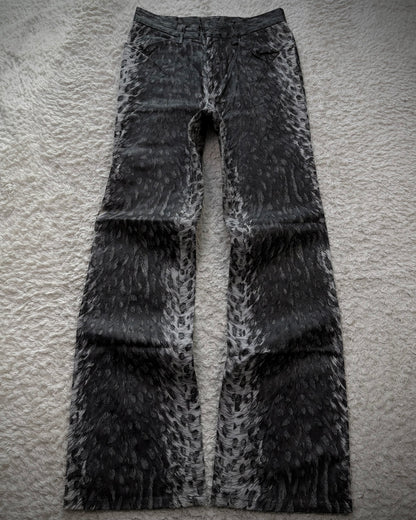 5351 Pour Les Hommes Snow Leopard Flared Pants