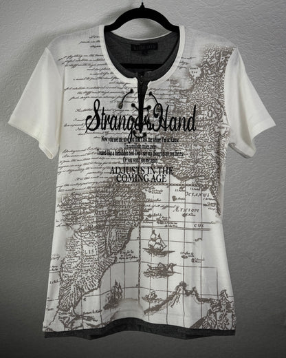 In The Attic Lace Up Graphic T-Shirt