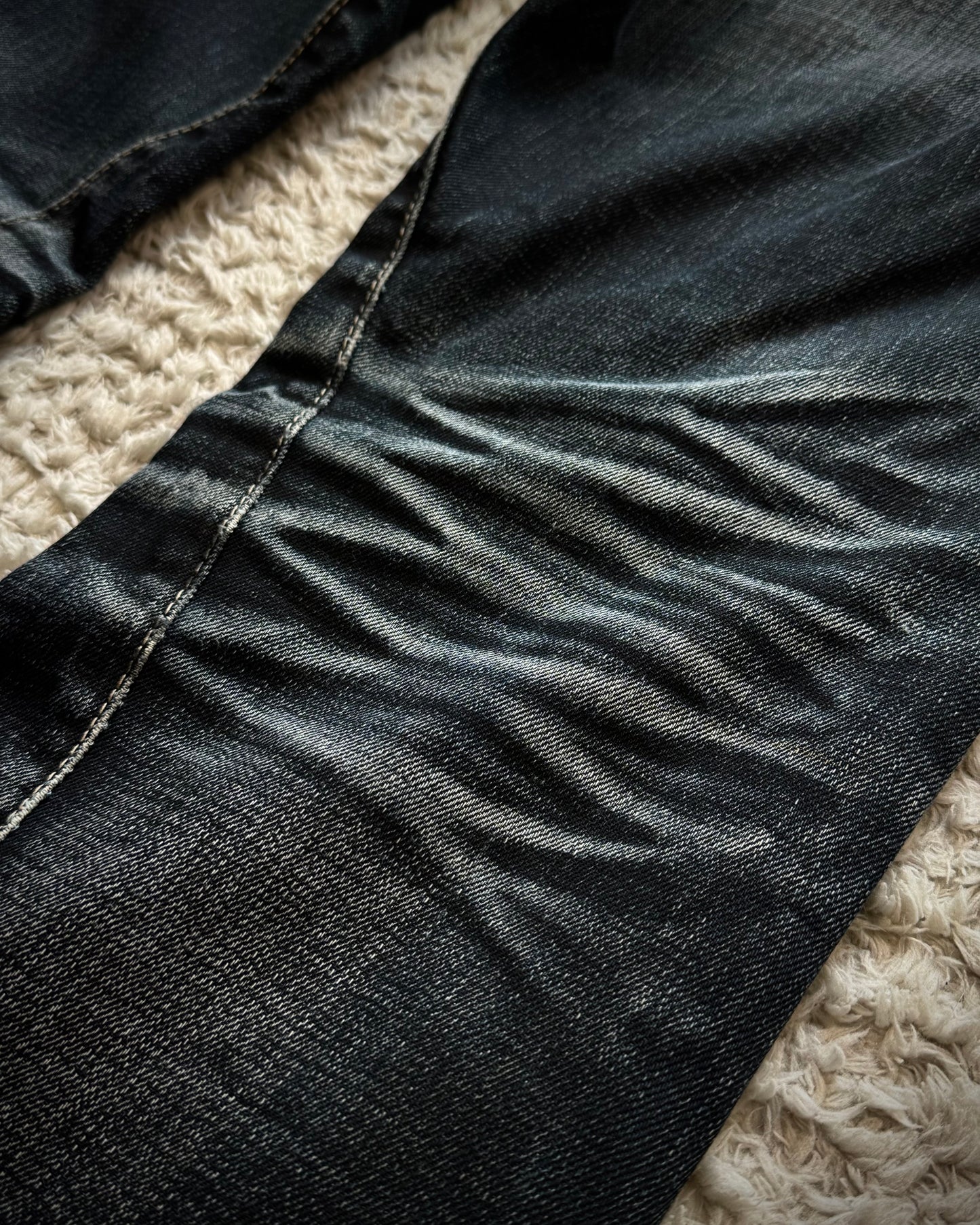 Back Number Whisker Washed Vintage Denim
