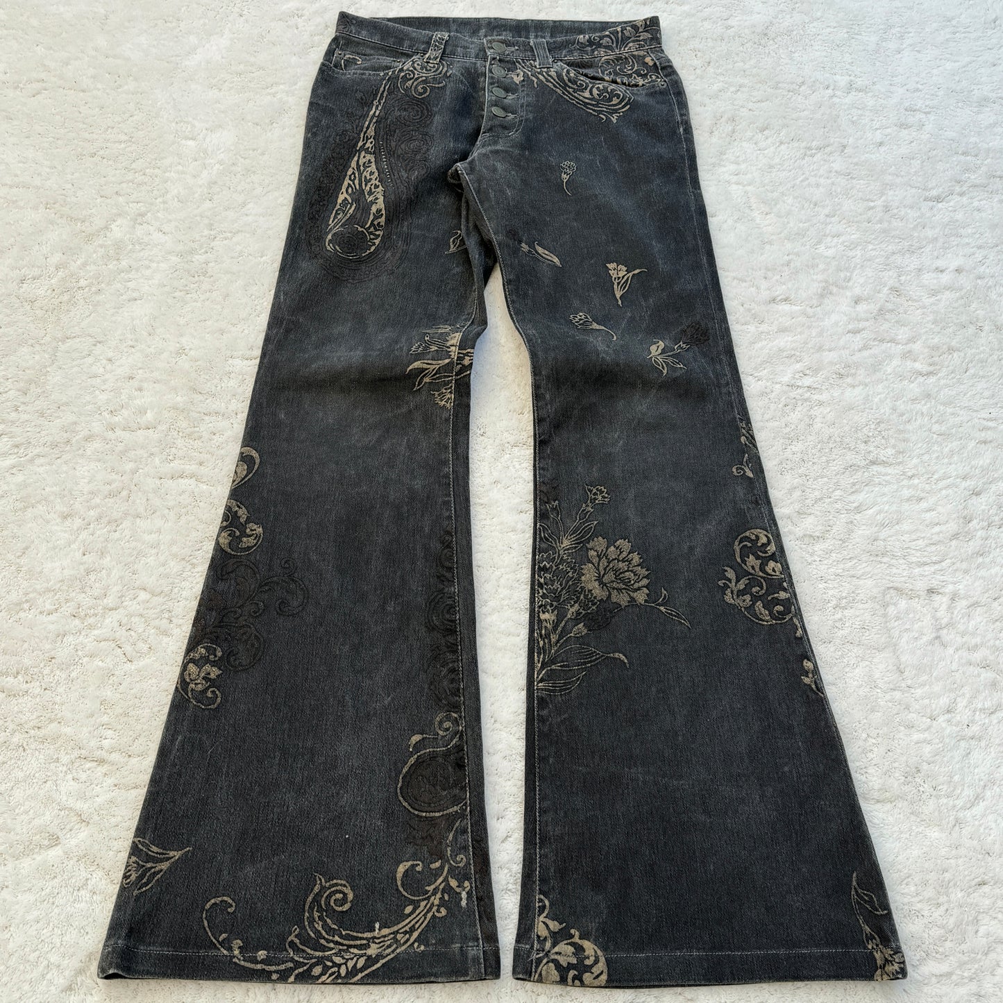 Tornado Mart Flared „Floral“ Pants