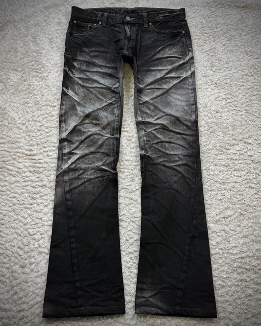 Tornado Mart Clawmarks Washed Spiral Cut Jeans
