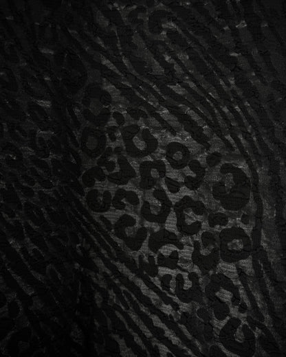 Tornado Mart Leopard Zebra Pattern Longsleeve