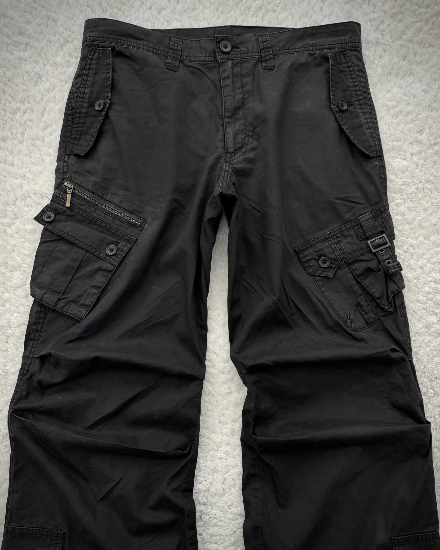 Tornado Mart Flared Utility Cargo Pants
