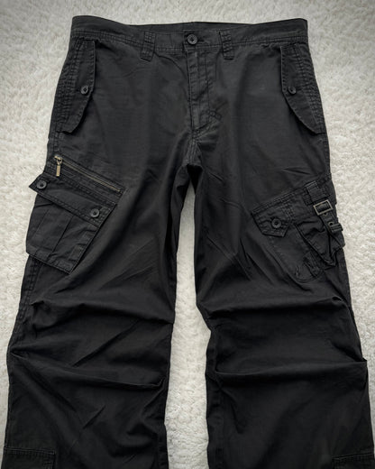 Tornado Mart Flared Utility Cargo Pants