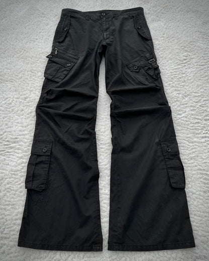 Tornado Mart Flared Utility Cargo Pants