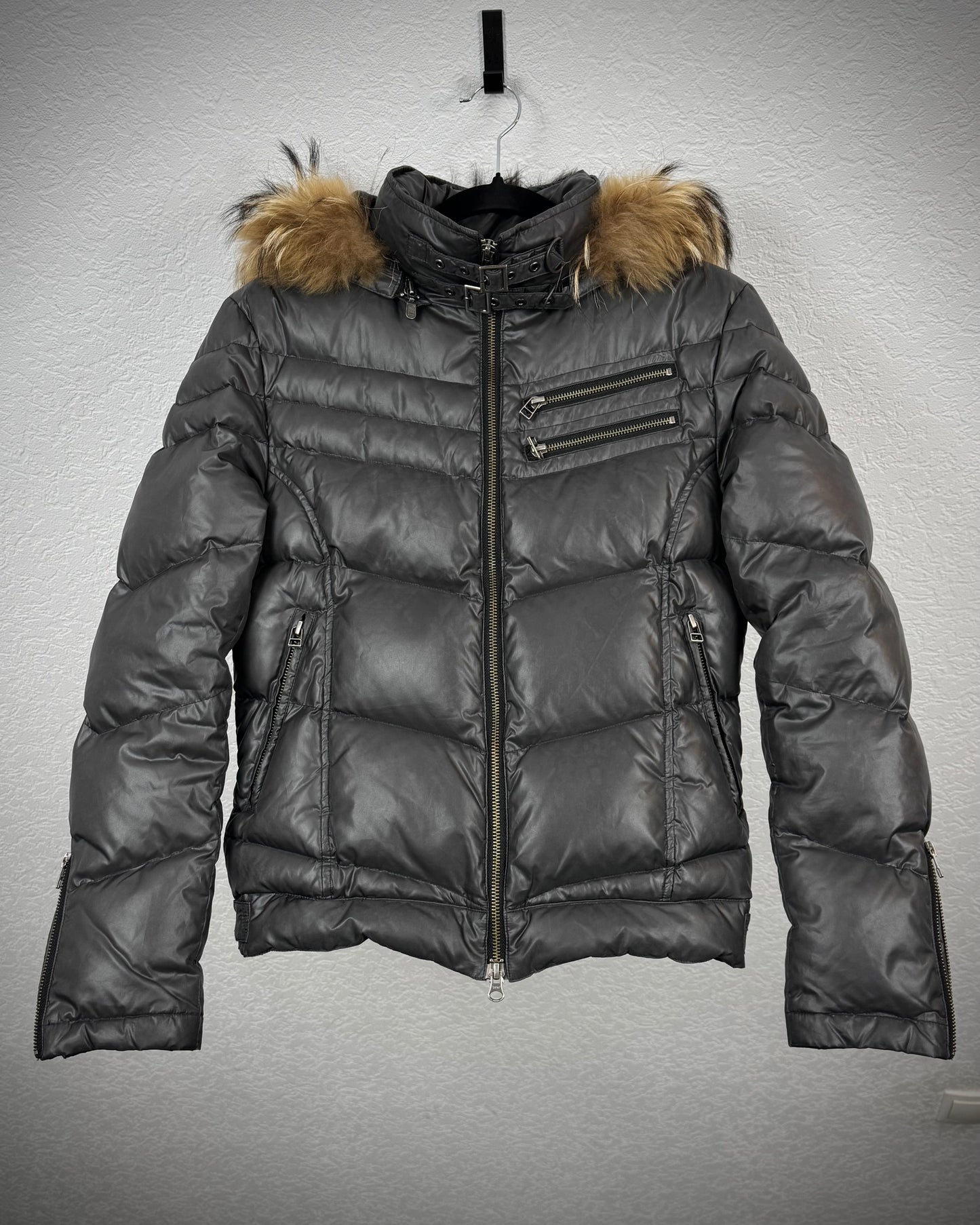 Edge Rupert Raccoon Fur Hooded Puffer Jacket