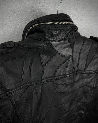 CAV-000 Patchwork Lamb Leather Jacket