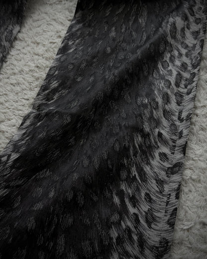 5351 Pour Les Hommes Snow Leopard Flared Pants