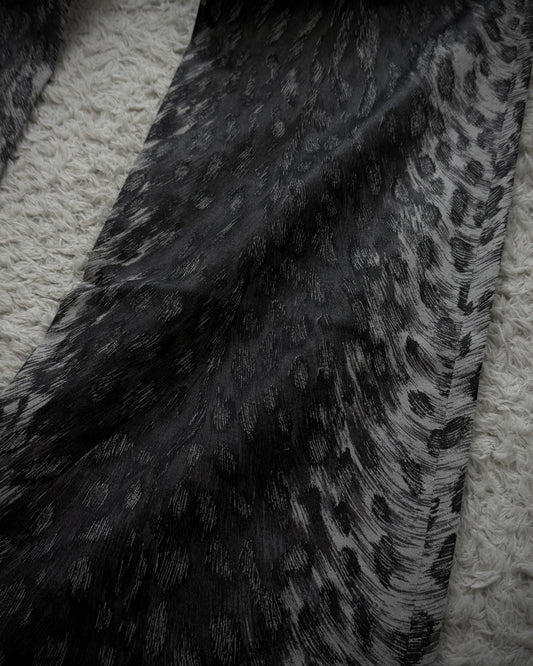 5351 Pour Les Hommes Snow Leopard Flared Pants